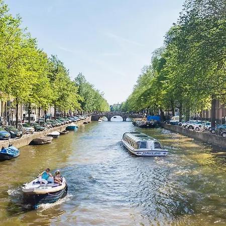 Båthotell Houseboat With Canalview And Free Bikes Amsterdam